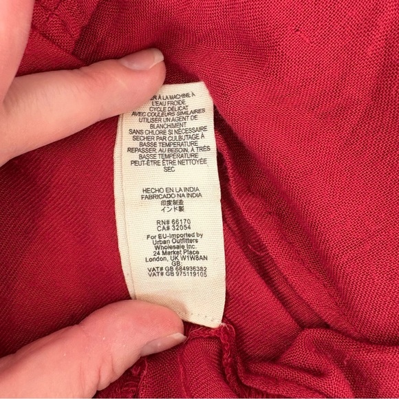 Free People Te Amo Floral Embroidered Boho Flare Sleeve Mini Dress - Picture 6 of 6